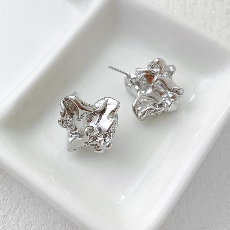 Wholesale 14K Gold Filled Color Preservation Real Gold Plated Baroque Style Irregular DIY Earrings Accessories